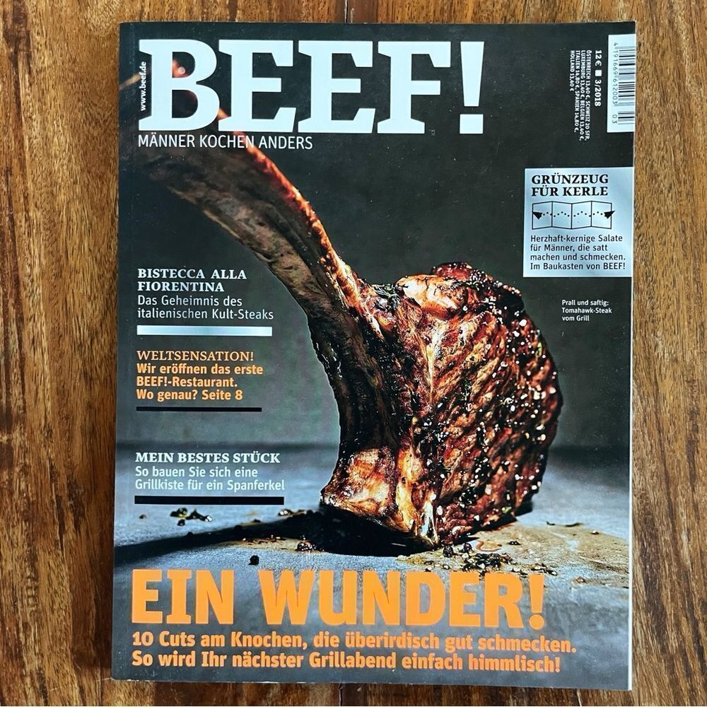 BEEF! Magazine Cooking for Men - Issue 03/2018 GERMAN